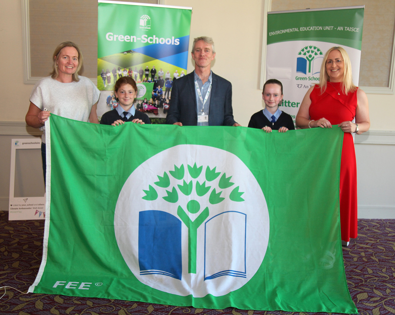 Green flag - Our Lady of Mercy NS, Sligo Town 